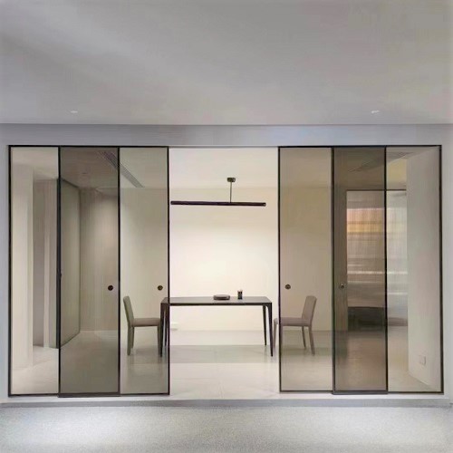 Telescopic sliding door